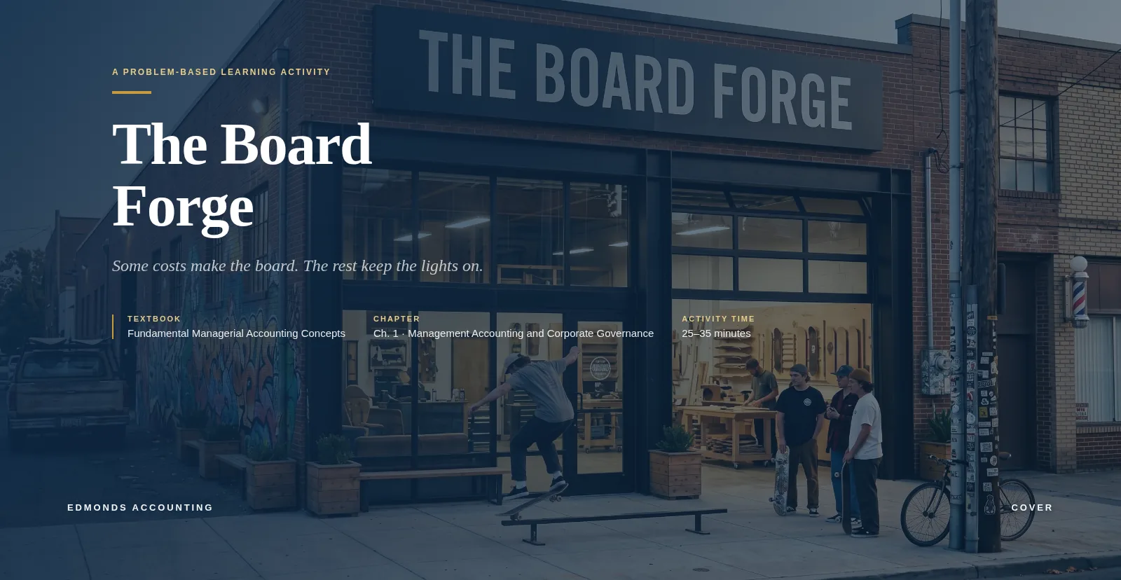 Cover slide of The Board Forge